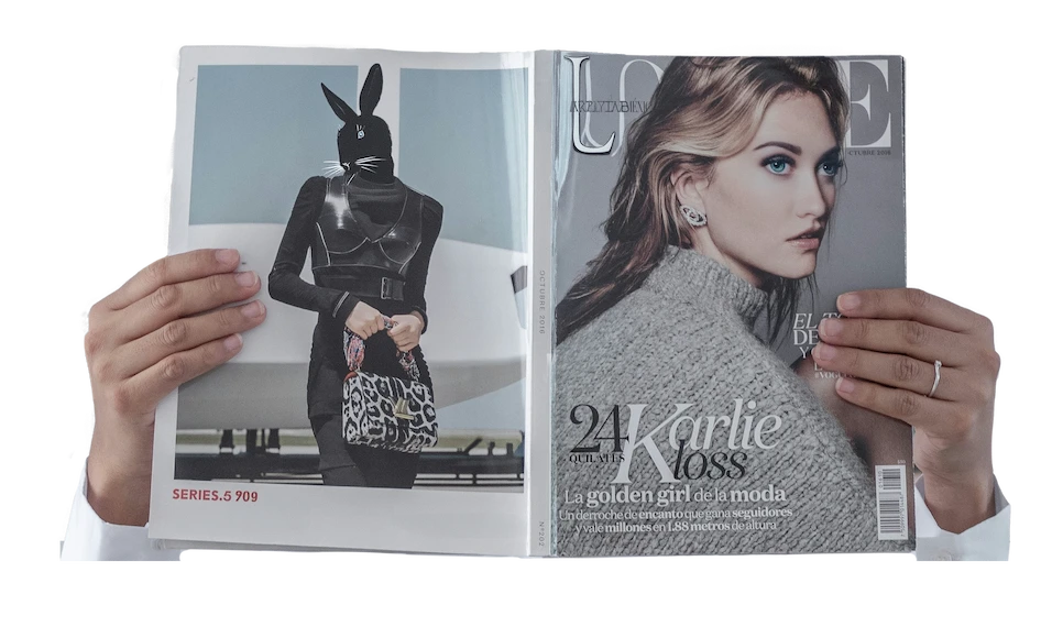 Graphic design website - magazine