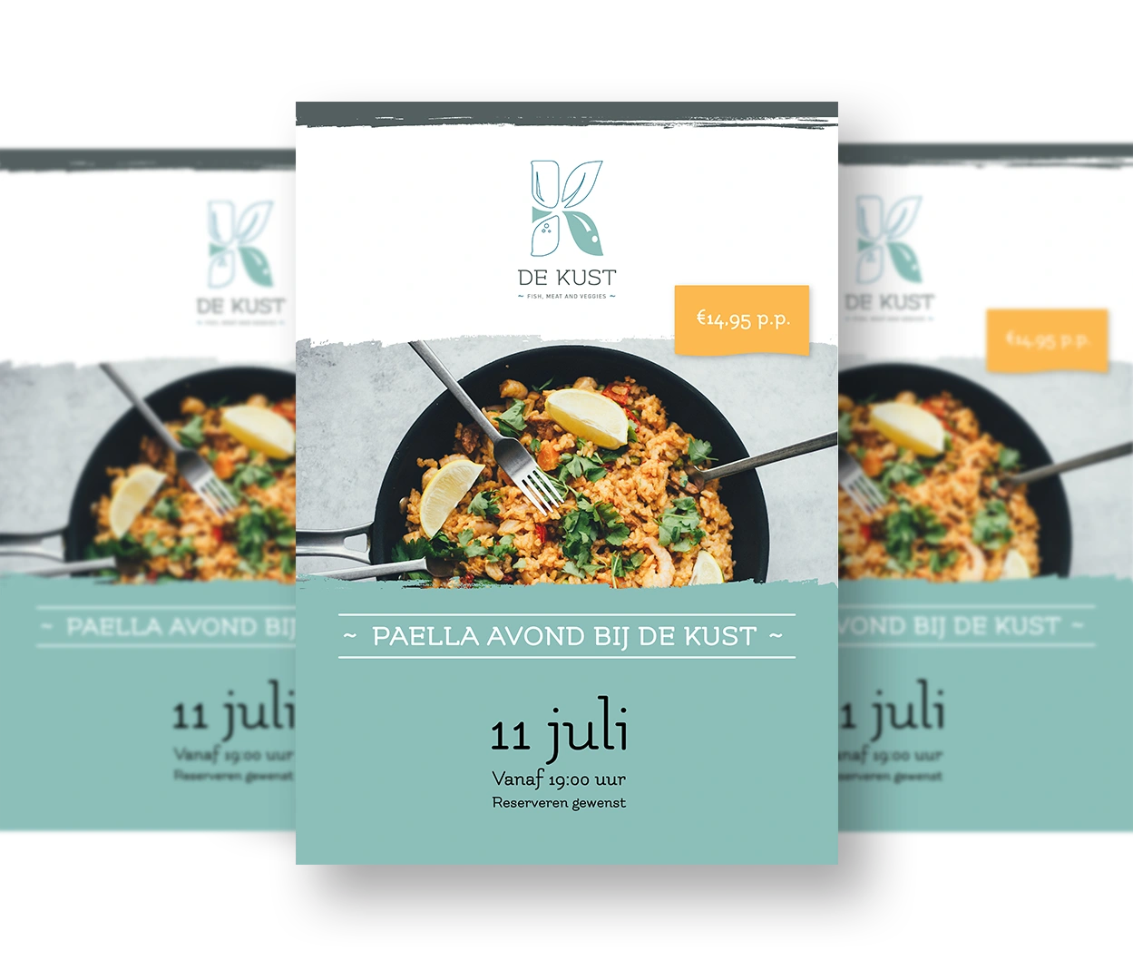 De Kust flyer design