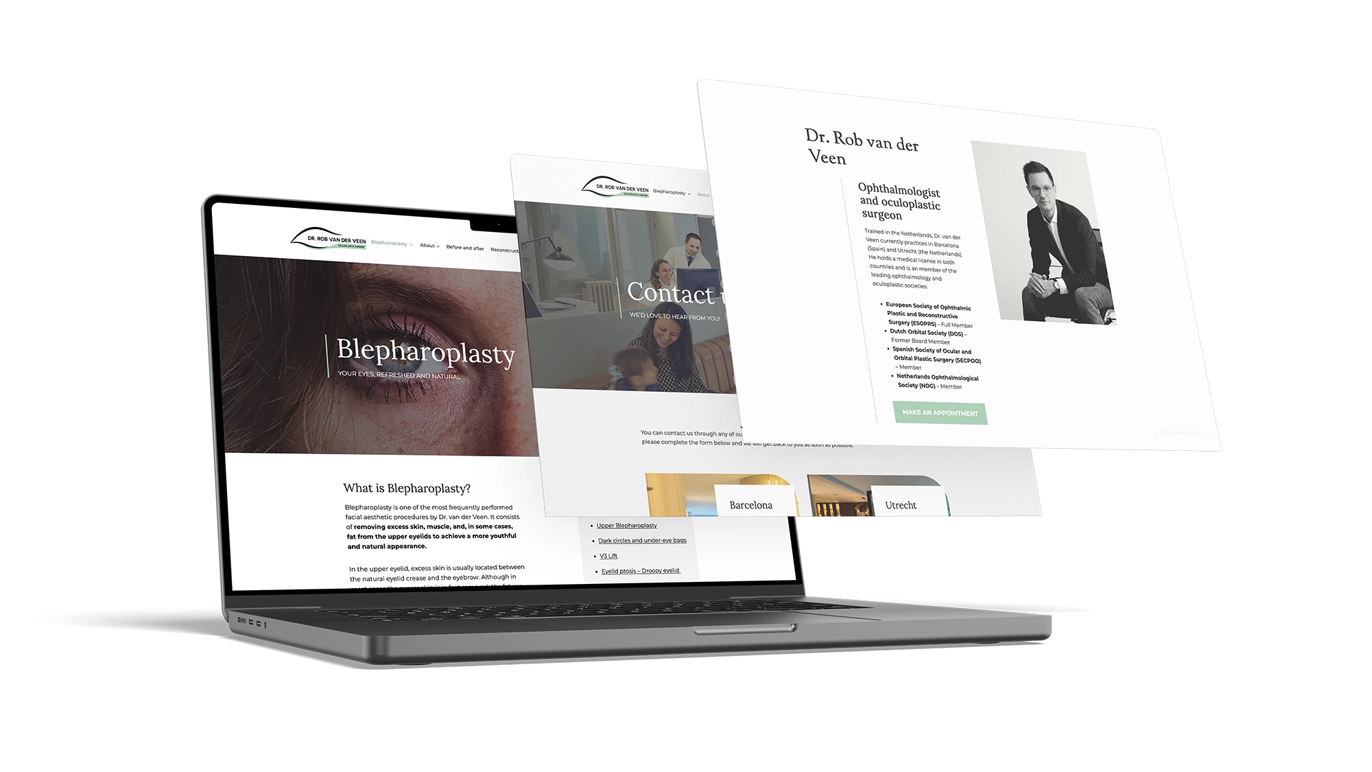 Dr. Rob van der Veen - Web design